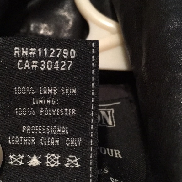 True Religion lambskin leather coat size xs - Picture 8 of 8